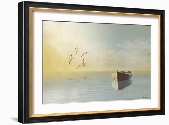 Soft Sunrise on the Beach 11-Carlos Casamayor-Framed Giclee Print