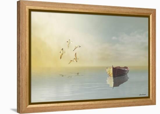 Soft Sunrise on the Beach 11-Carlos Casamayor-Framed Premier Image Canvas