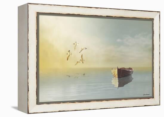 Soft Sunrise on the Beach 11-Carlos Casamayor-Framed Premier Image Canvas