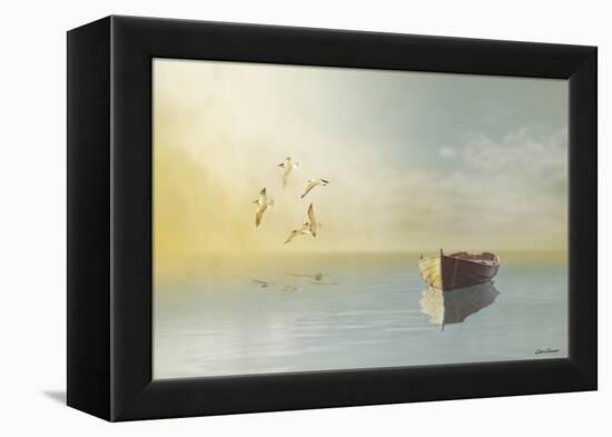 Soft Sunrise on the Beach 11-Carlos Casamayor-Framed Premier Image Canvas