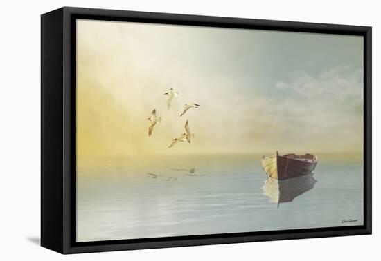 Soft Sunrise on the Beach 11-Carlos Casamayor-Framed Premier Image Canvas