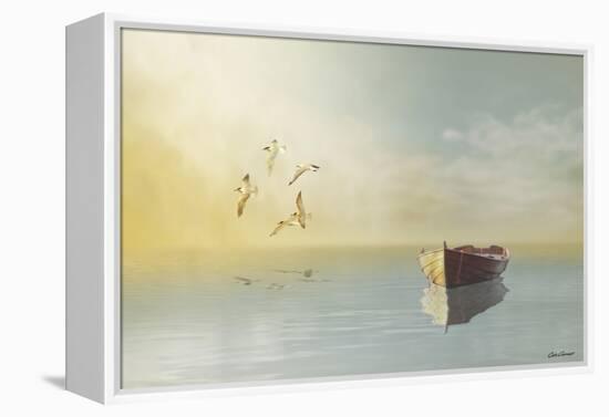 Soft Sunrise on the Beach 11-Carlos Casamayor-Framed Premier Image Canvas