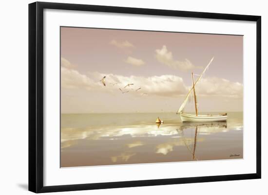 Soft Sunrise on the Beach 12-Carlos Casamayor-Framed Giclee Print