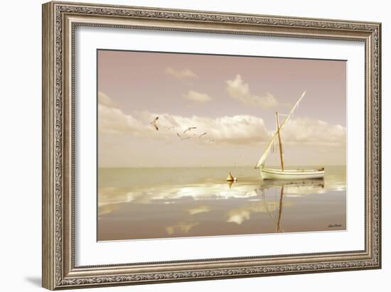 Soft Sunrise on the Beach 12-Carlos Casamayor-Framed Giclee Print