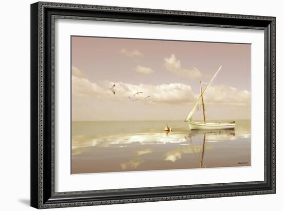 Soft Sunrise on the Beach 12-Carlos Casamayor-Framed Giclee Print