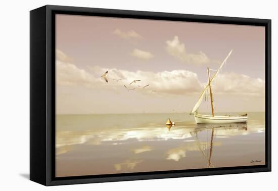 Soft Sunrise on the Beach 12-Carlos Casamayor-Framed Premier Image Canvas