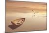 Soft Sunrise on the Beach 2-Carlos Casamayor-Mounted Giclee Print