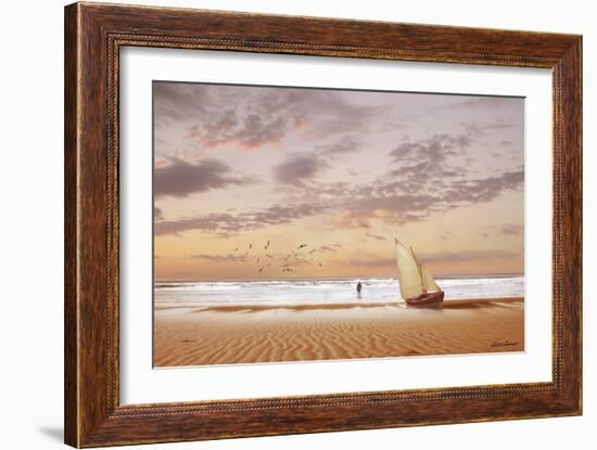 Soft Sunrise on the Beach 7-Carlos Casamayor-Framed Giclee Print