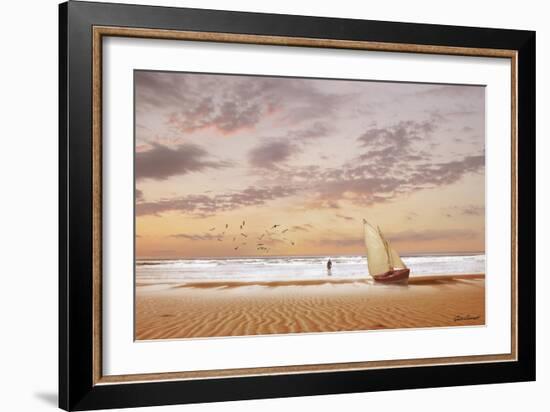 Soft Sunrise on the Beach 7-Carlos Casamayor-Framed Giclee Print