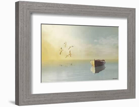 Soft Sunrise on the Beach, no. 11-Carlos Casamayor-Framed Giclee Print