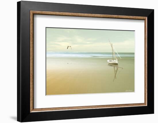 Soft Sunrise on the Beach, no. 1-Carlos Casamayor-Framed Giclee Print