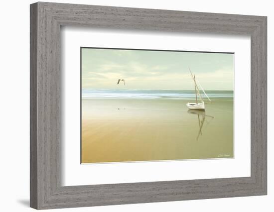 Soft Sunrise on the Beach, no. 1-Carlos Casamayor-Framed Giclee Print