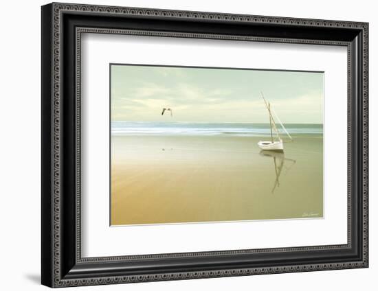 Soft Sunrise on the Beach, no. 1-Carlos Casamayor-Framed Giclee Print