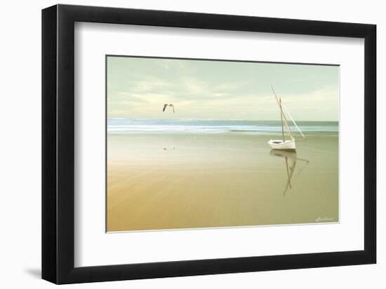 Soft Sunrise on the Beach, no. 1-Carlos Casamayor-Framed Giclee Print