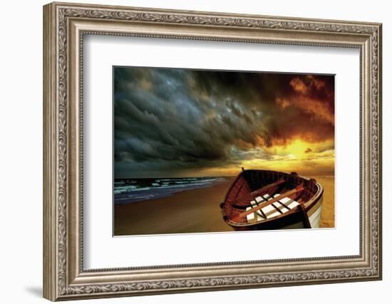 Soft Sunrise on the Beach, no. 9-Carlos Casamayor-Framed Giclee Print