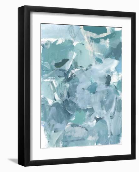 Soft Teal I-Christina Long-Framed Art Print