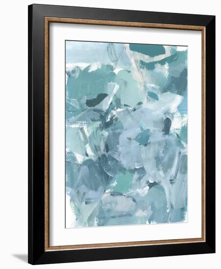 Soft Teal I-Christina Long-Framed Art Print