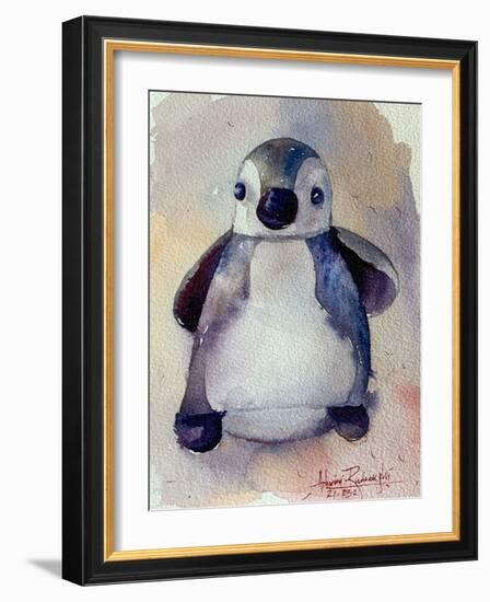 Soft Toy Penguin-Ashwini Rudraksi-Framed Art Print