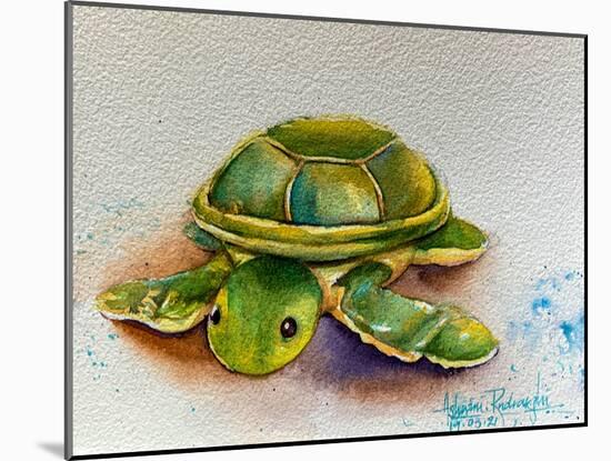 Soft Toy Turtle-Ashwini Rudraksi-Mounted Art Print