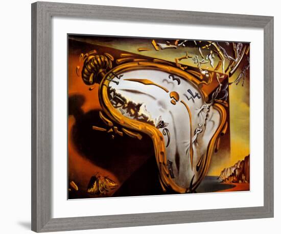 Soft Watch at the Moment of First Explosion, c.1954-Salvador Dalí-Framed Art Print