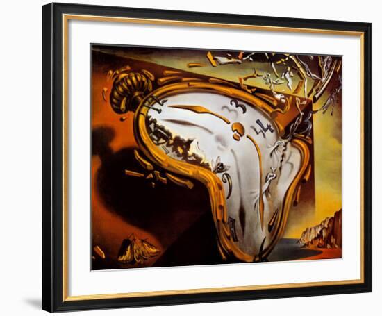 Soft Watch at the Moment of First Explosion, c.1954-Salvador Dalí-Framed Art Print