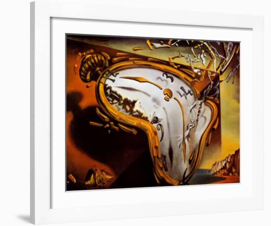 Soft Watch at the Moment of First Explosion, c.1954-Salvador Dalí-Framed Art Print