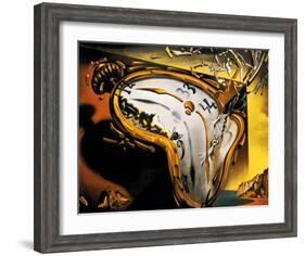 Soft Watch at the Moment of First Explosion, c.1954-Salvador Dalí-Framed Art Print