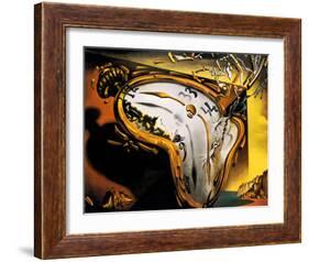 Soft Watch at the Moment of First Explosion, c.1954-Salvador Dalí-Framed Art Print