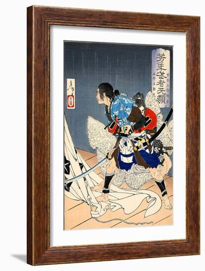 Soga Brothers, from the Series Yoshitoshi's Incomparable Warriors-Yoshitoshi Tsukioka-Framed Giclee Print