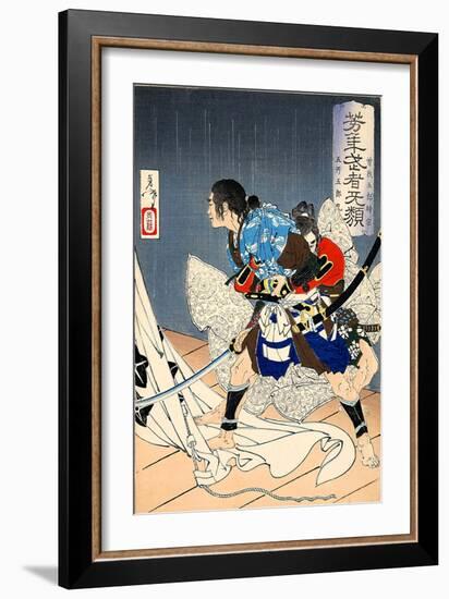 Soga Brothers, from the Series Yoshitoshi's Incomparable Warriors-Yoshitoshi Tsukioka-Framed Giclee Print