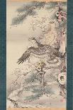 Pair of Hawks with Branch and Blossoms-Soga Shohaku-Premier Image Canvas