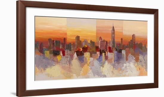 Sognando New York-Luigi Florio-Framed Art Print