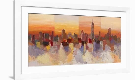 Sognando New York-Luigi Florio-Framed Art Print