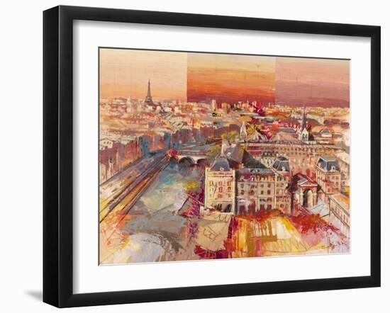 Sognando Parigi-Luigi Florio-Framed Art Print