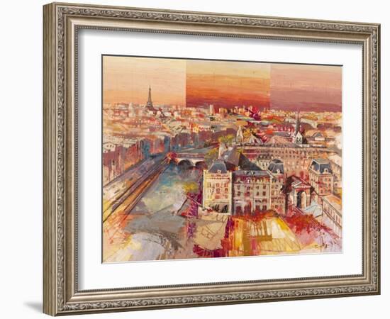 Sognando Parigi-Luigi Florio-Framed Art Print