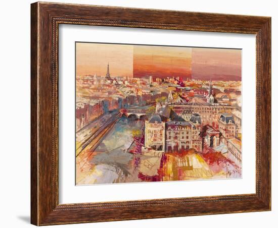 Sognando Parigi-Luigi Florio-Framed Art Print