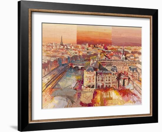 Sognando Parigi-Luigi Florio-Framed Art Print