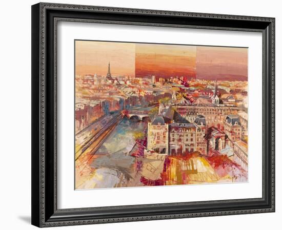 Sognando Parigi-Luigi Florio-Framed Art Print