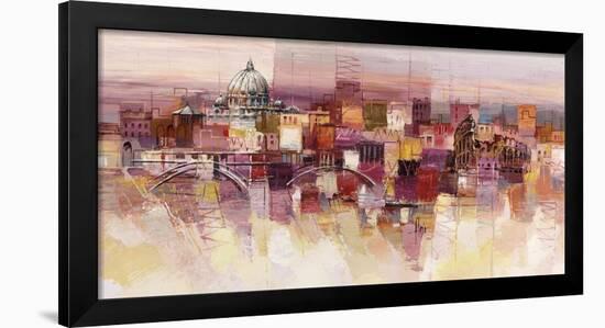 Sognando Roma-Luigi Florio-Framed Art Print