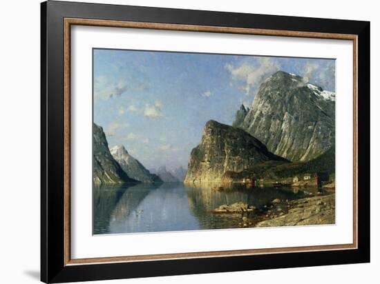 Sogne Fjord, Norway-Adelsteen Normann-Framed Giclee Print