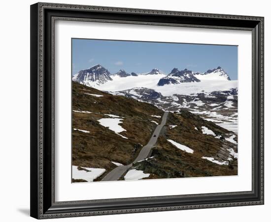 Sognefjellvegen, Jotunheimen, Sogne Og Fjordane, Norway, Scandinavia, Europe-Hans Peter Merten-Framed Photographic Print