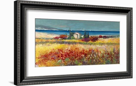 Sogno Mediterraneo-Luigi Florio-Framed Art Print