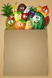 Funny Fruits for Vegan Diet-sognolucido-Art Print