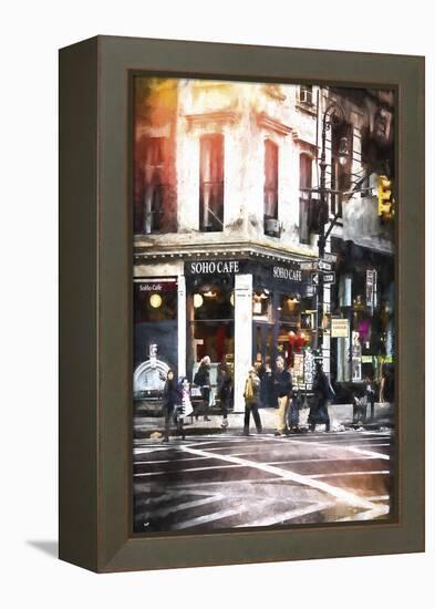 Soho Cafe-Philippe Hugonnard-Framed Premier Image Canvas