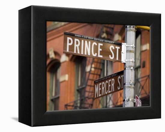 Soho, Manhattan, New York City, New York, United States of America, North America-Robert Harding-Framed Premier Image Canvas