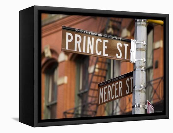 Soho, Manhattan, New York City, New York, United States of America, North America-Robert Harding-Framed Premier Image Canvas