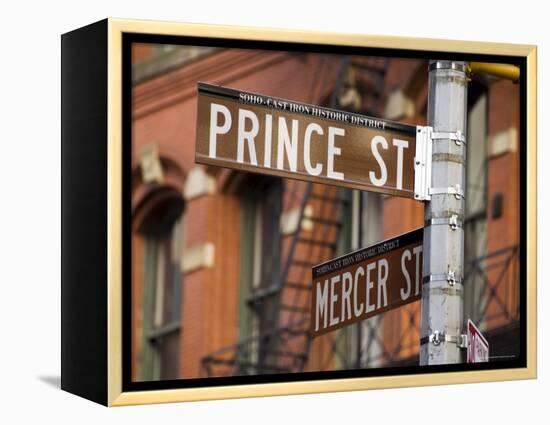 Soho, Manhattan, New York City, New York, United States of America, North America-Robert Harding-Framed Premier Image Canvas