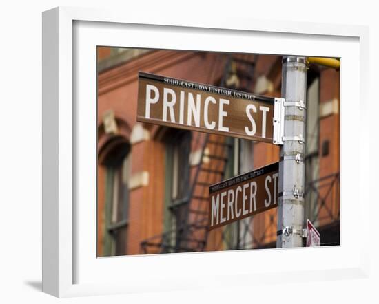 Soho, Manhattan, New York City, New York, United States of America, North America-Robert Harding-Framed Photographic Print