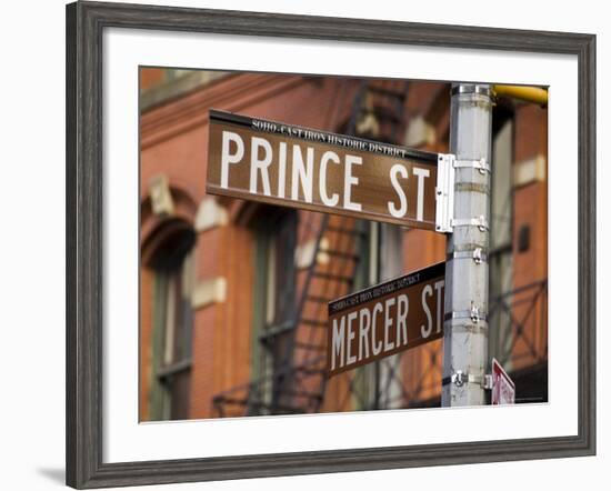 Soho, Manhattan, New York City, New York, United States of America, North America-Robert Harding-Framed Photographic Print