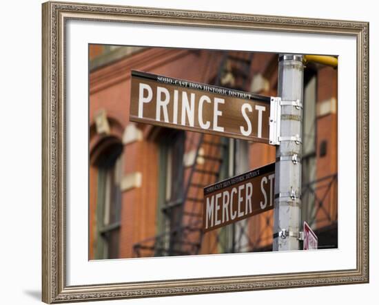 Soho, Manhattan, New York City, New York, United States of America, North America-Robert Harding-Framed Photographic Print